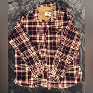 Legendary Whitetails Long Sleeve Button Down Shirt Flannel XL